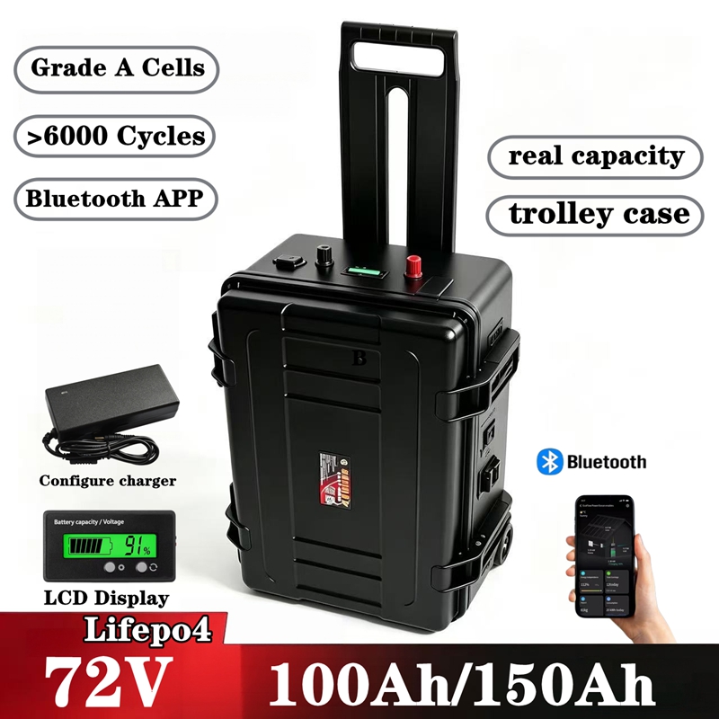 Bateria de lítio LiFePO4 à pro - Lifepo4 72V 100Ah Battery Pack Ev avaliação e preço